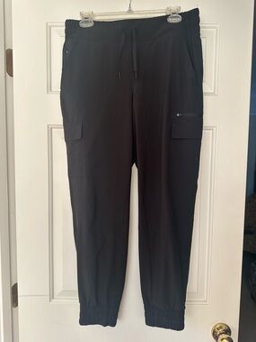 all in motion Black Cargo Jogger Pants with Elastic Waist